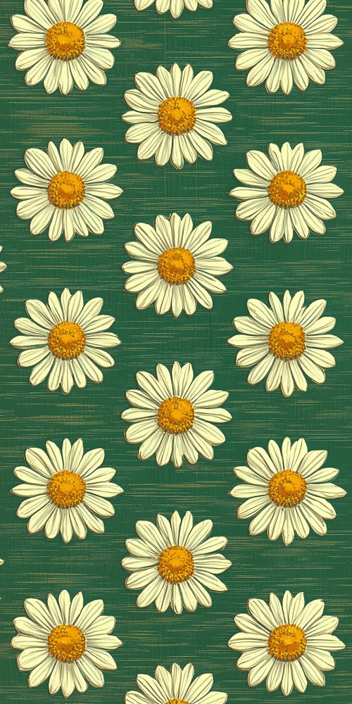 Daisy fabric by the yard wallpaper