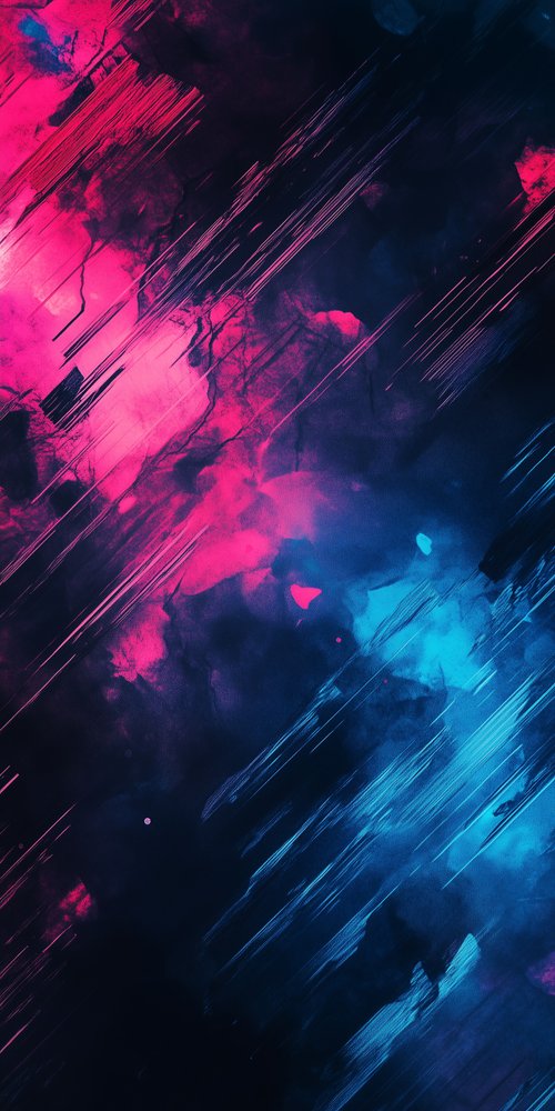 Abstract pink and blue streaks 2 wallpaper
