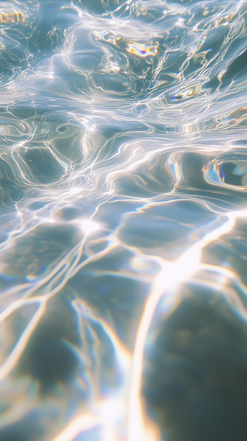 Sunlight reflecting on water surface wallpaper